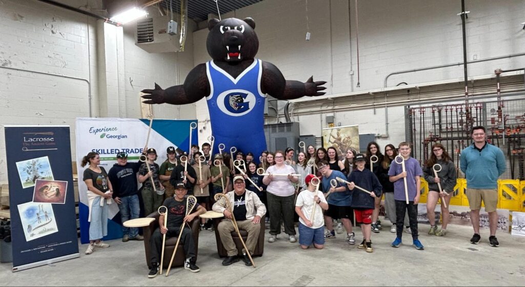 Muskoka Falls Public School students take part in Georgian College’s Sticks and Stories event